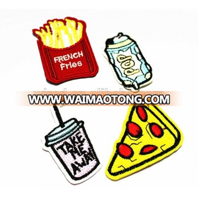 Different Patch Set Food Cheap Embroidered Cute Patches Kids Iron On Cartoon Patches For Clothes Random