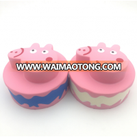 Factory direct PU foam Pig cake stress relief jumbo squishy toy slow rising