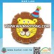 Cartoon animal lion patches embroidery design