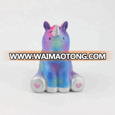 Rare Starry Unicorn Slow Squishy PU Children Toy Kawaii Squishy