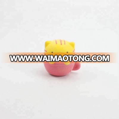 Wholesale Animal Stress Reliever Squishy Pu Cup Cat Head  Squishy