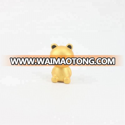 Kawaii Golden Brown Bear Squishy Wholesale Custom Rare Relieves Stress Squishy