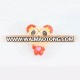 Kawaii Bear Wearing Glasses Squishy Wholesale Handmade Custom Red Squishy Toys