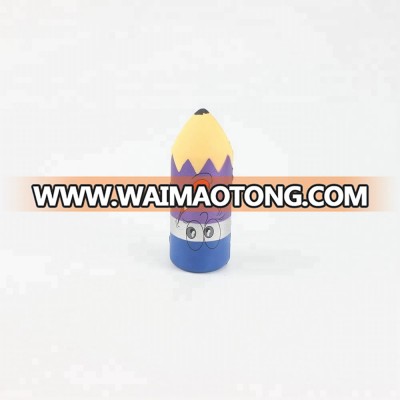 Purple Kawaii Pencil Emoji Slow Squishy Wholesale Children Toys Custom Squishy