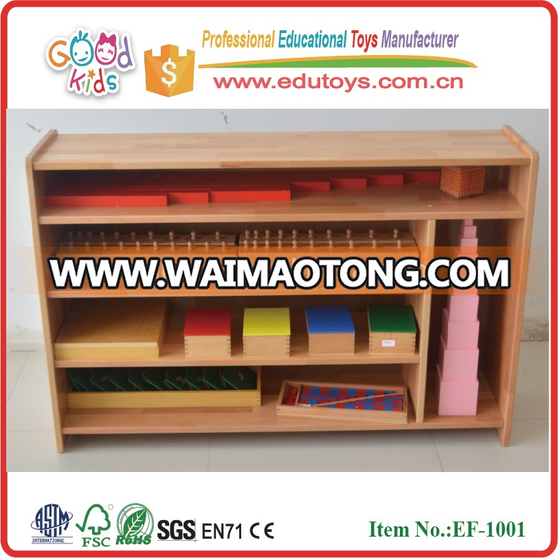 2017 wholesale kids wooden toy storage, cartoon baby wooden montessori storage, popular children wooden toy storage